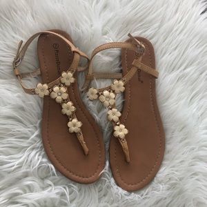 Pierre Dumas Floral Sandals